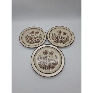 VTG Design Four Stoneware 700 Indian Summer Salad Plates 7.25" Set of 3